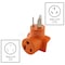 Ac Works Plug Adapter, 6-50R, 10-50P, 6-50P, 10-50P, 0 ft., Gray WD1050650 - alternate 6